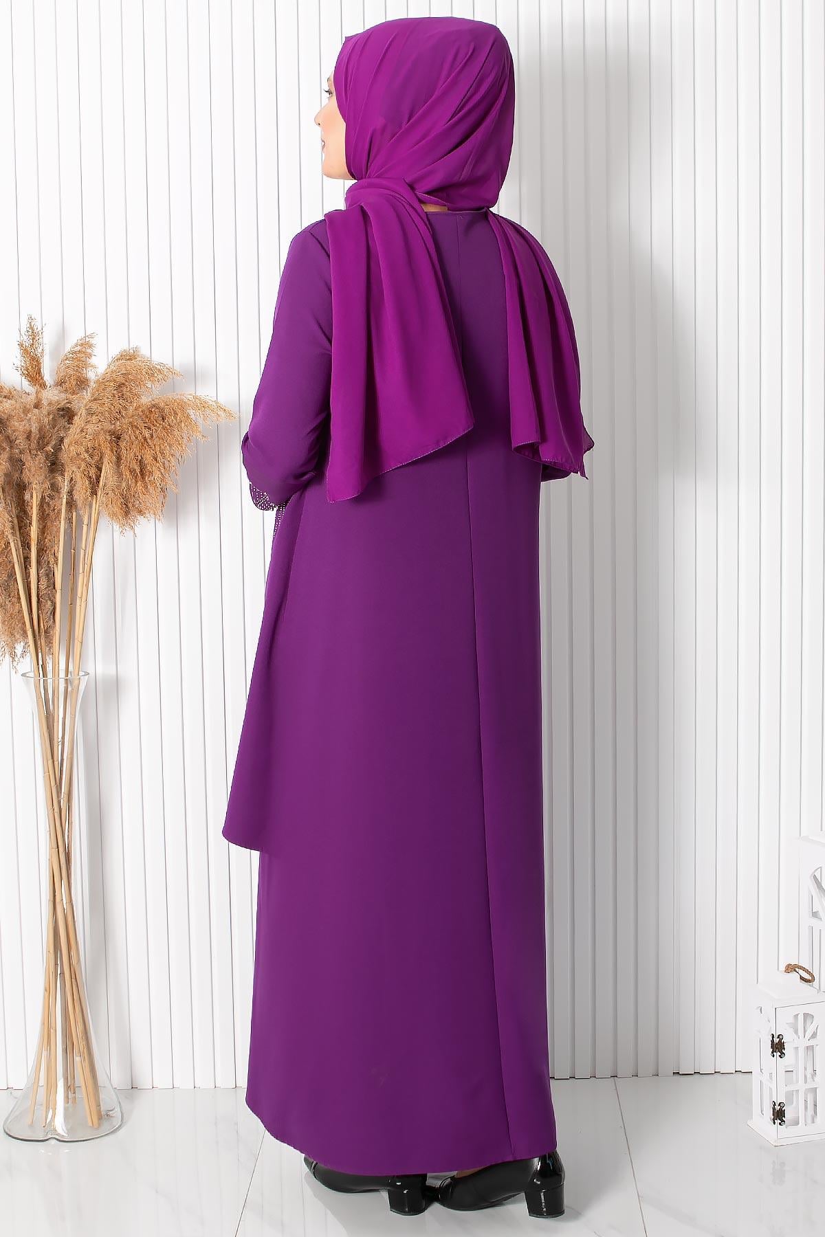 Güneş Abiye Mor FHM892FHM892-MORFahima