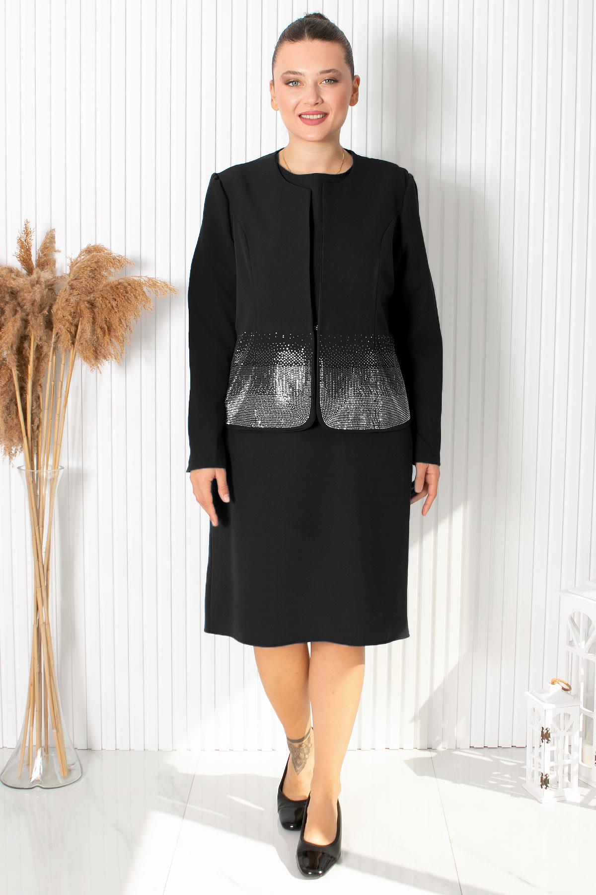 CEKETLİ TAŞLI ABİYEFHM896-SİYAHFahima