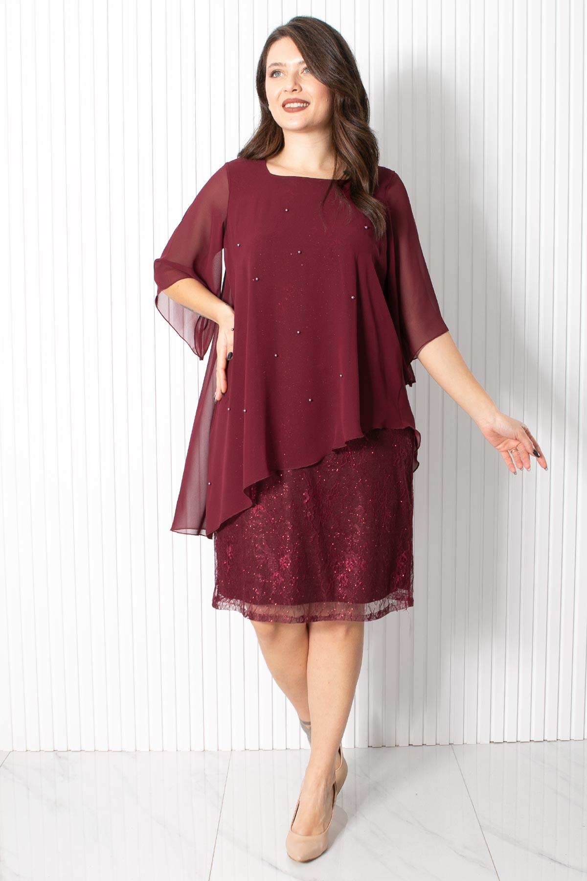 İNCİLİ ŞİFON ABİYEFHM908-BORDOFahima