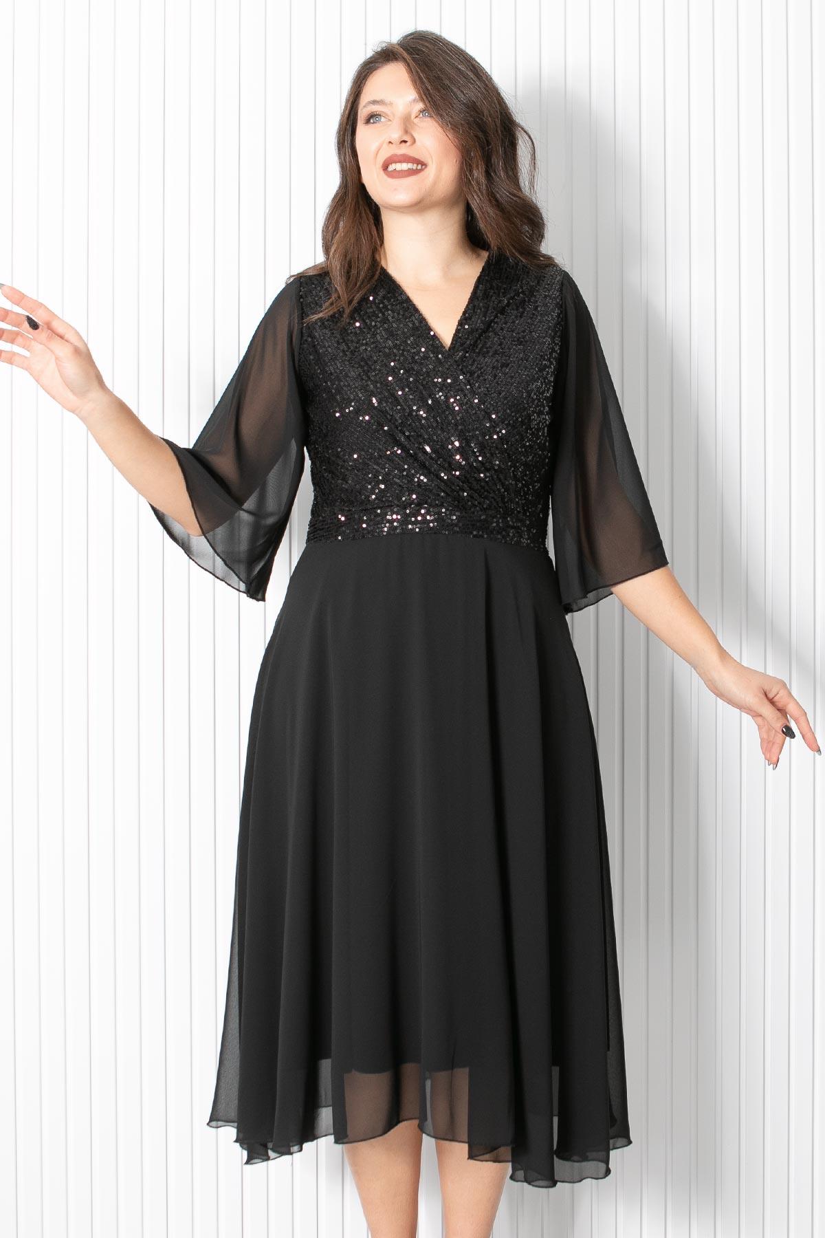 Pul Payet Detaylı Abiye Siyah FHM910FHM910-SİYAHFahima