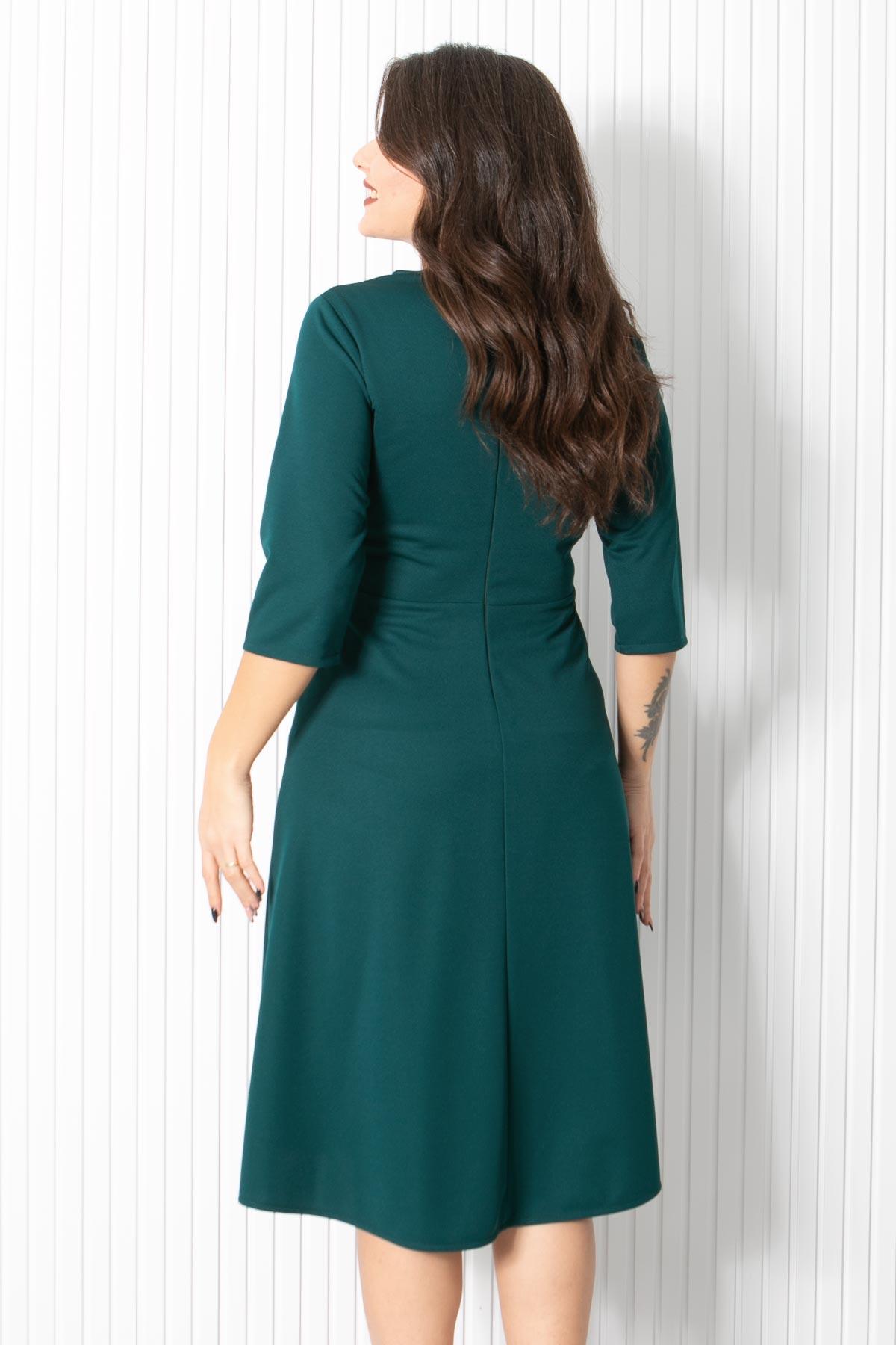 BROŞ DETAYLI ABİYEFHM912-ZÜMRÜTFahima