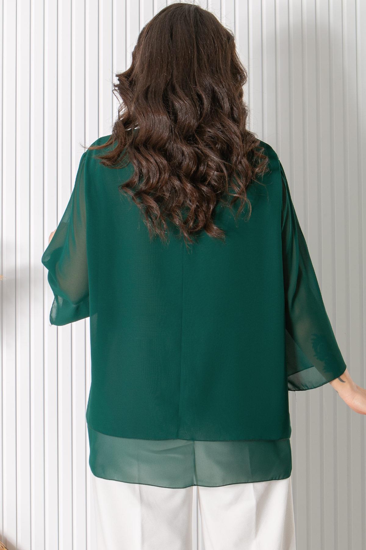 Şifon Tunik Zümrüt FHM924FHM924-ZÜMRÜTFahima