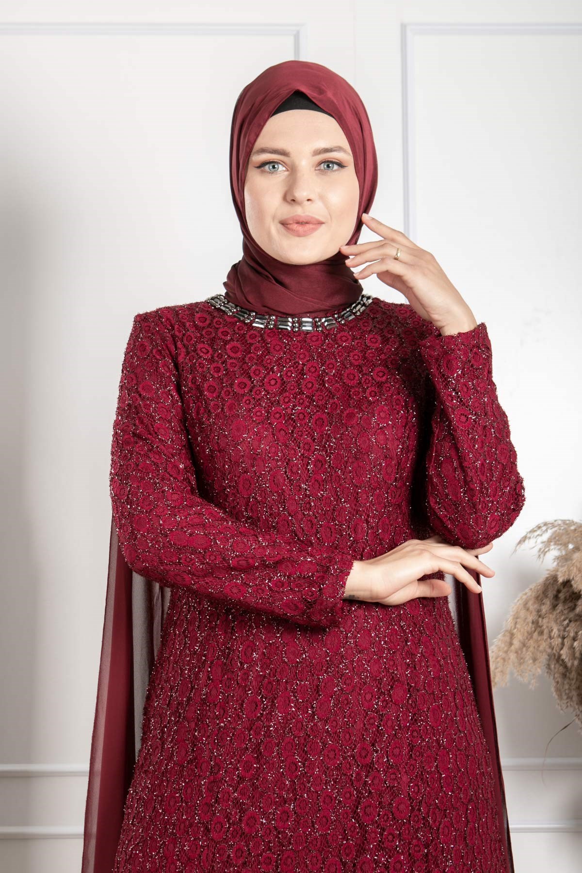 PELERİN DETAY ABİYEMDA2149-BORDOMDA