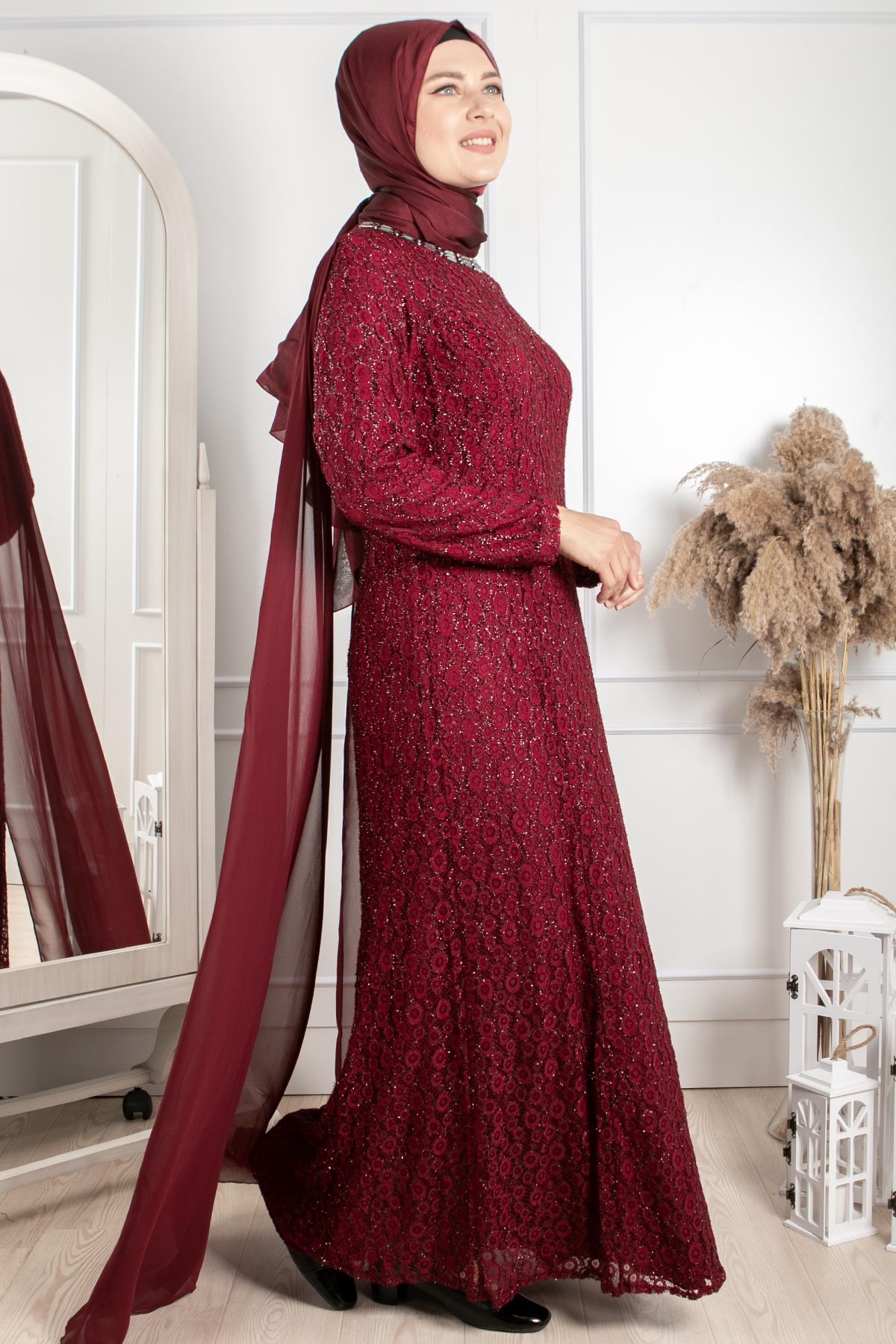 PELERİN DETAY ABİYEMDA2149-BORDOMDA