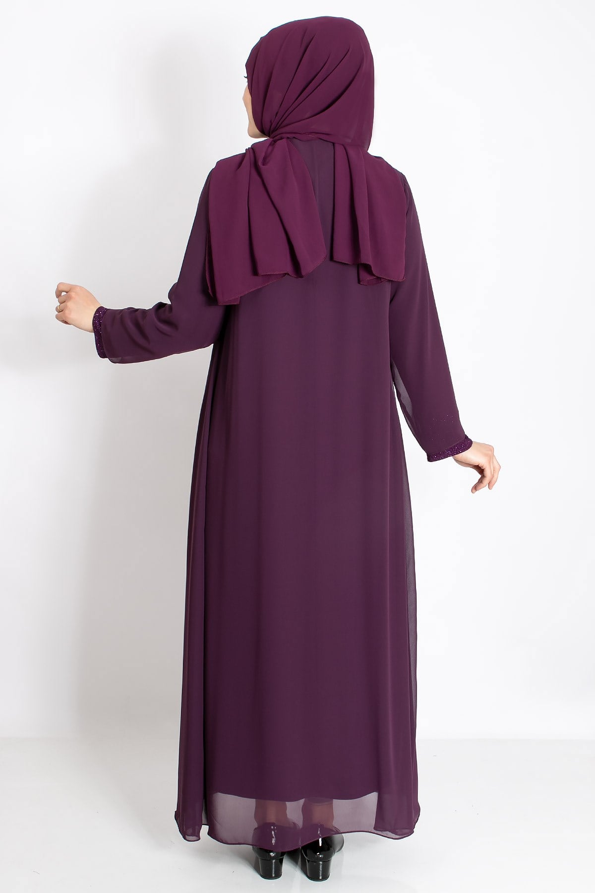 KOLYE DETAYLI ABİYEMDA2210-MÜRDÜMMDA