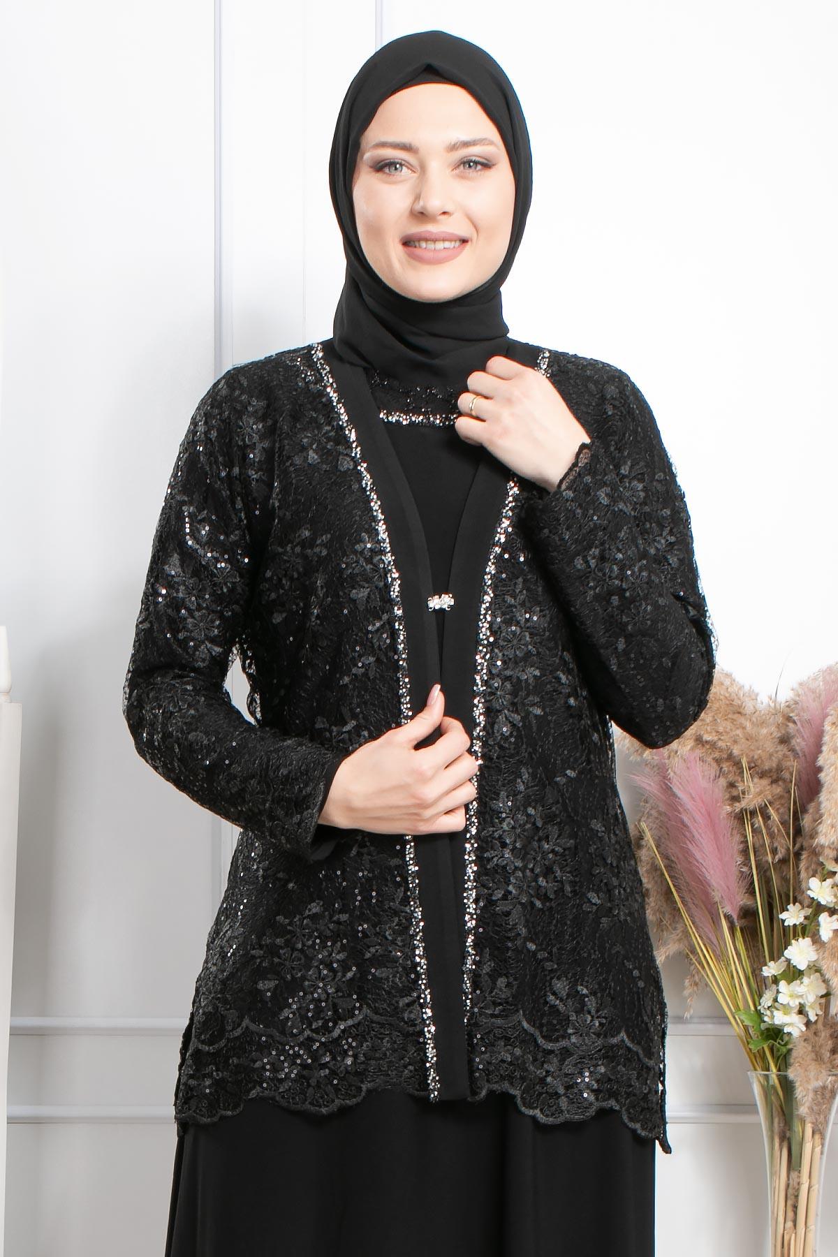 TAŞ İŞLEME DETAY ABİYEMDA2314-SİYAHMDA