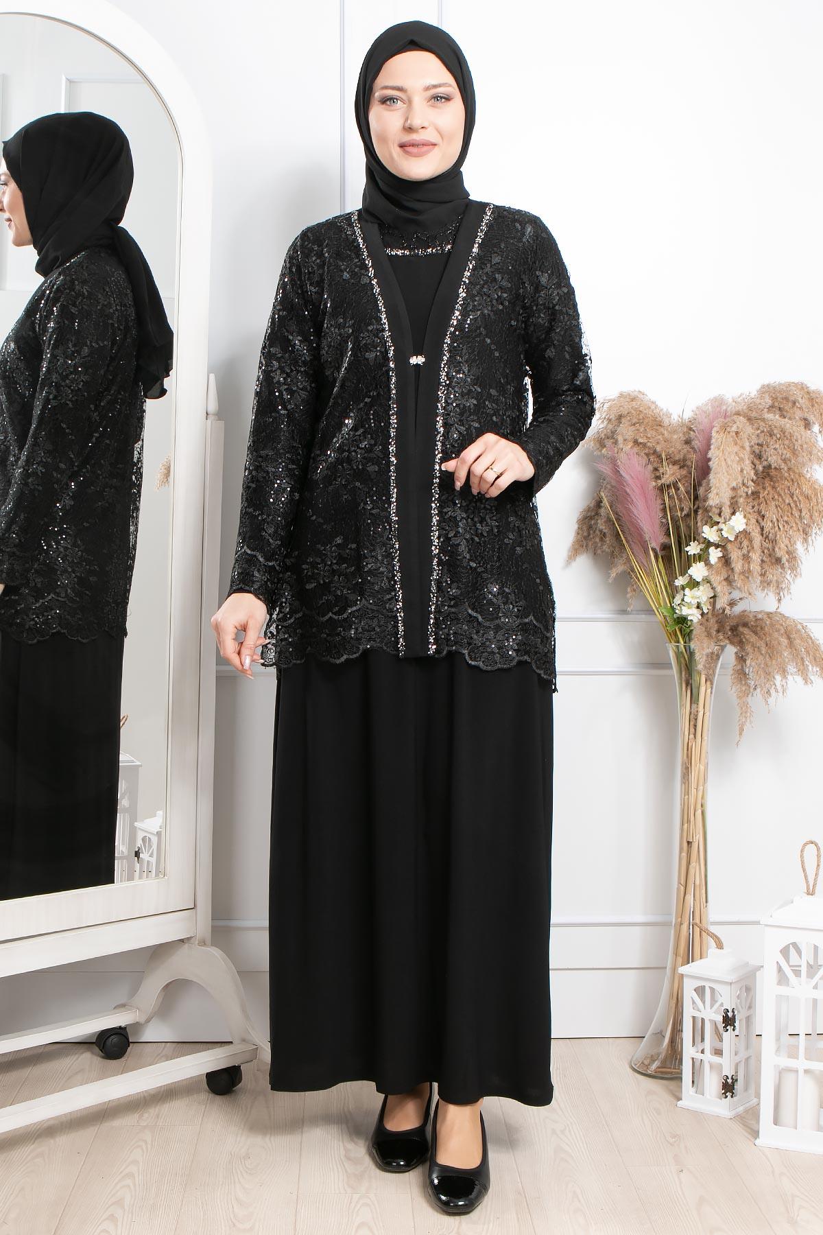 TAŞ İŞLEME DETAY ABİYEMDA2314-SİYAHMDA