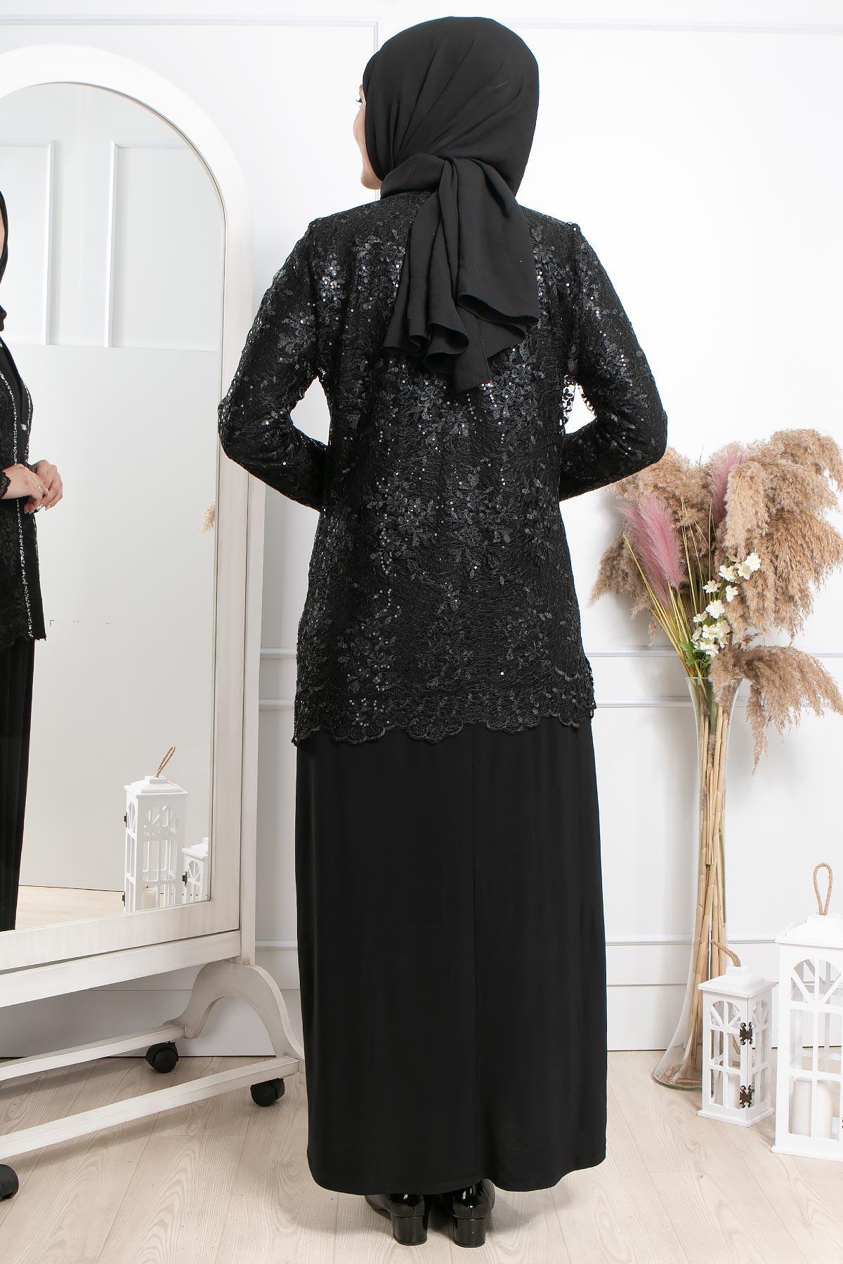 TAŞ İŞLEME DETAY ABİYEMDA2314-SİYAHMDA