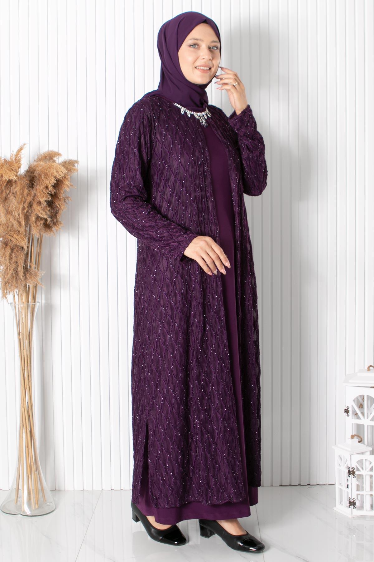 KOLYE DETAYLI ABİYEMDA2323-MORMDA