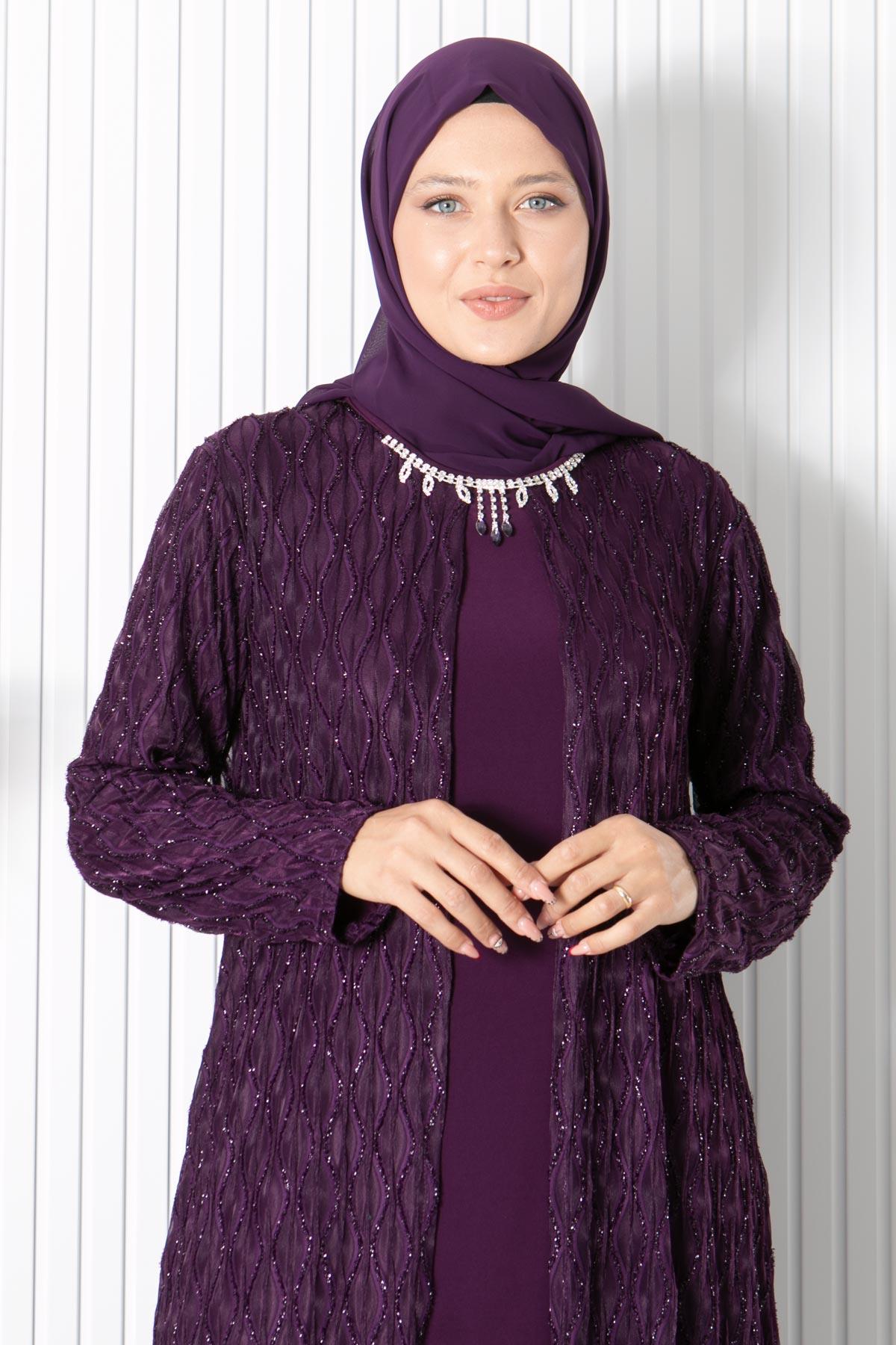 KOLYE DETAYLI ABİYEMDA2323-MORMDA