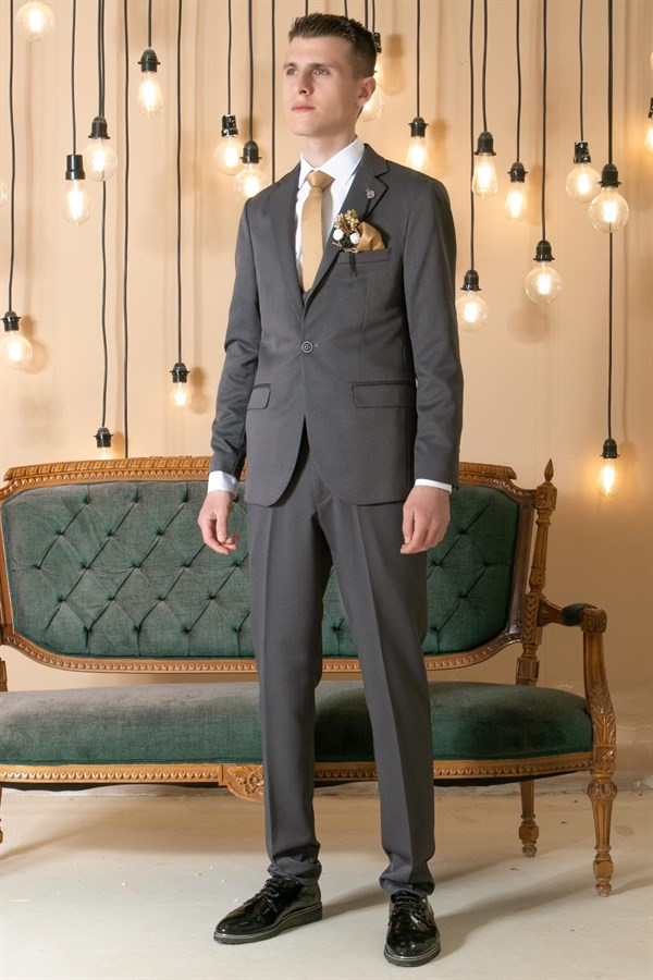 Erkek  - Takım - Elbise - Füme - MDV100MDV100-FÜMEModaviki