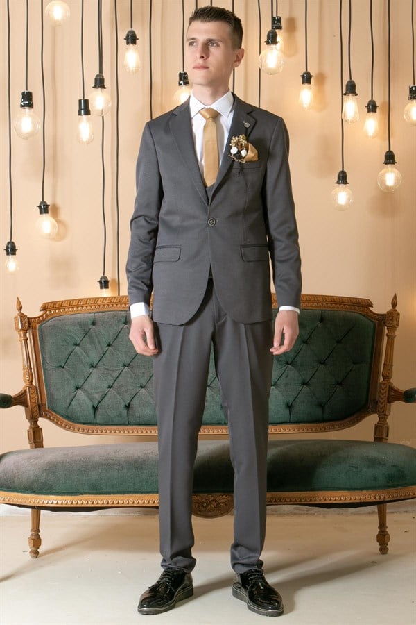 Erkek  - Takım - Elbise - Füme - MDV100MDV100-FÜMEModaviki