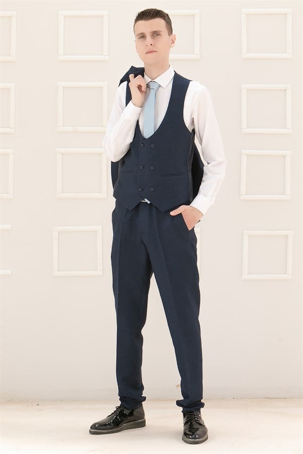 Erkek  - Takım - Elbise - Lacivert - MDV100MDV100-LACİVERTModaviki