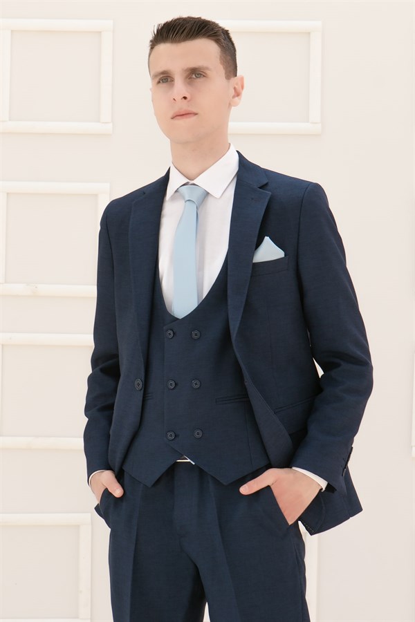 Erkek  - Takım - Elbise - Lacivert - MDV100MDV100-LACİVERTModaviki