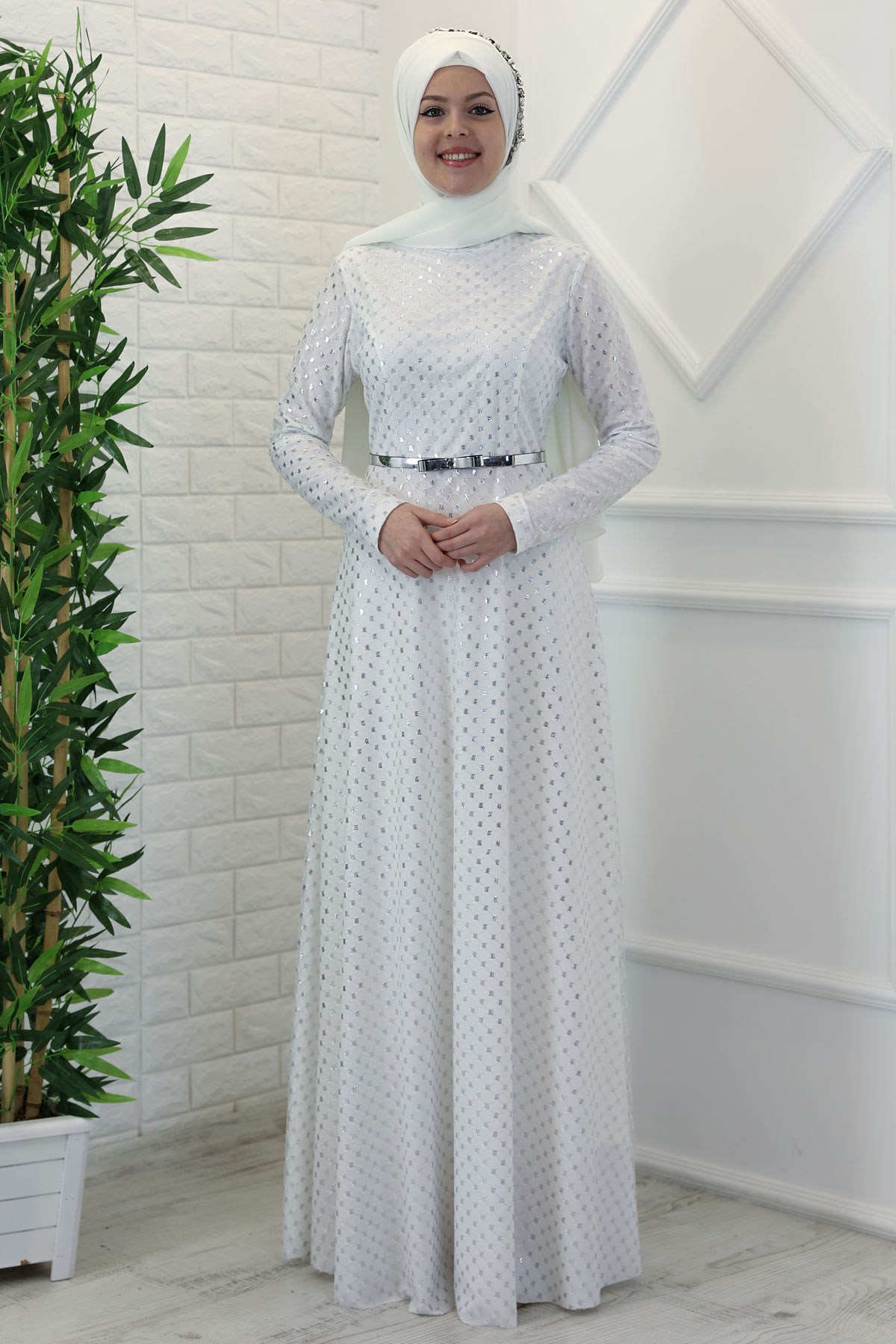 Bahar Abiye Ekru NDY12NDY12-EKRUNidya Moda