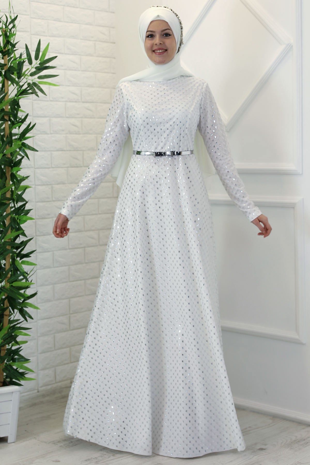 Bahar Abiye Ekru NDY12NDY12-EKRUNidya Moda