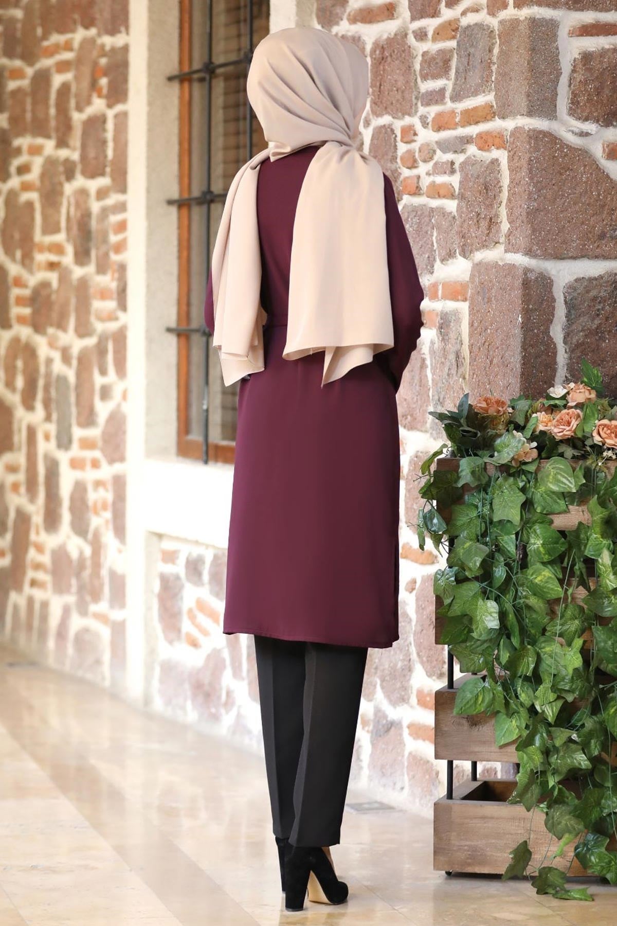NADİDE TUNİKNDY14-MÜRDÜMNidya Moda