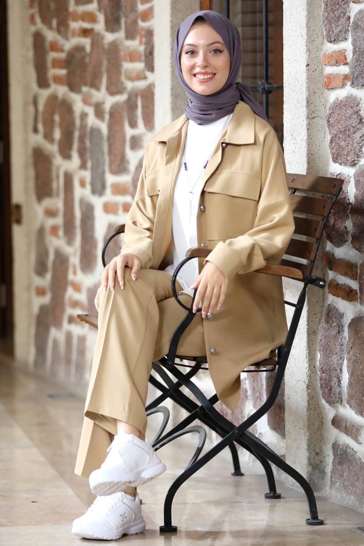 Kübra İkili Takım Camel SD58SD58-CAMELSude Tekstil