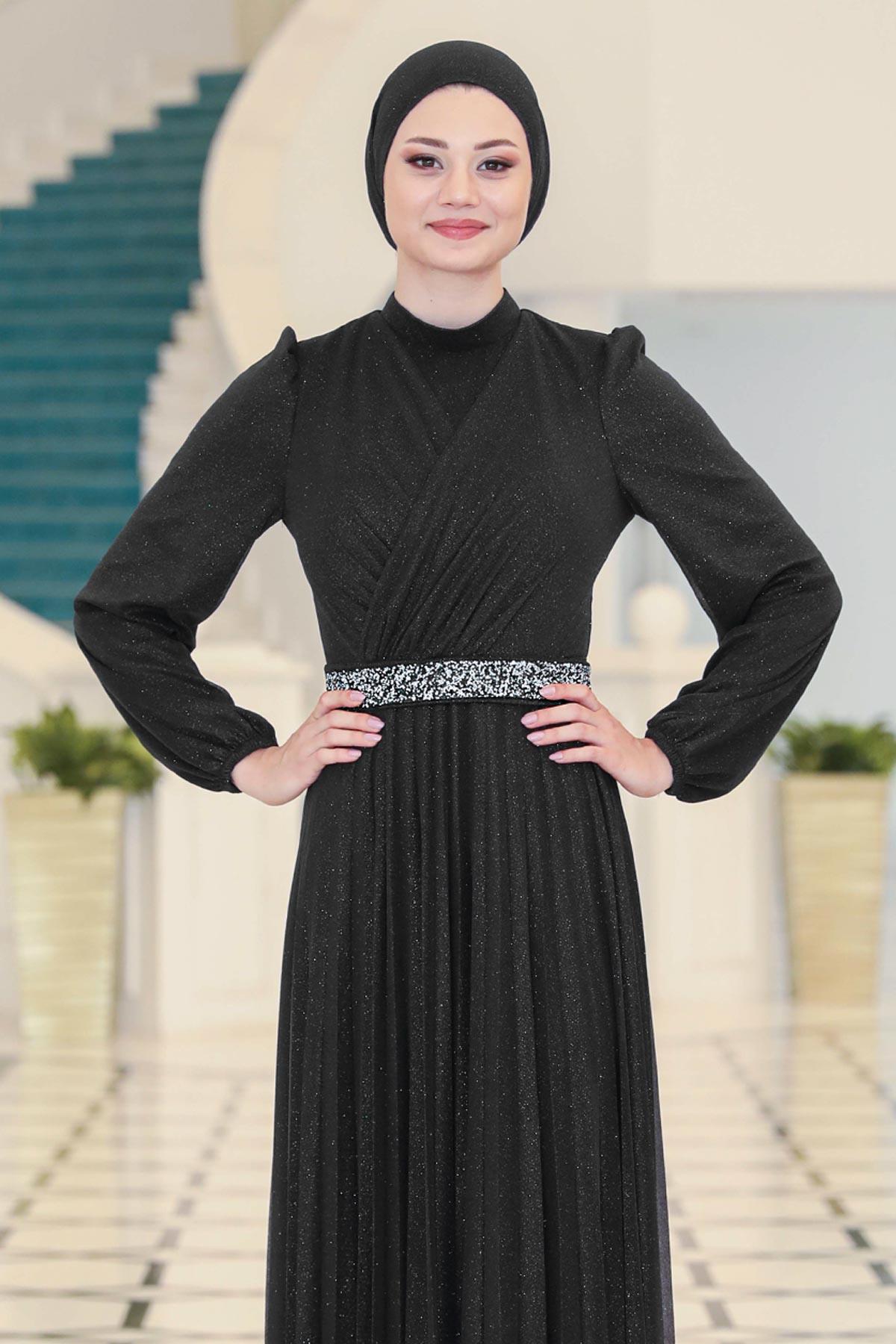 Dila Abiye Siyah SN44SN44-SİYAHSefanisa