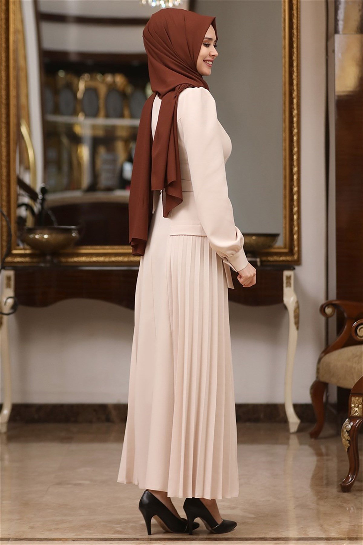 ARYA ELBİSE SN50-BEJSefanisa