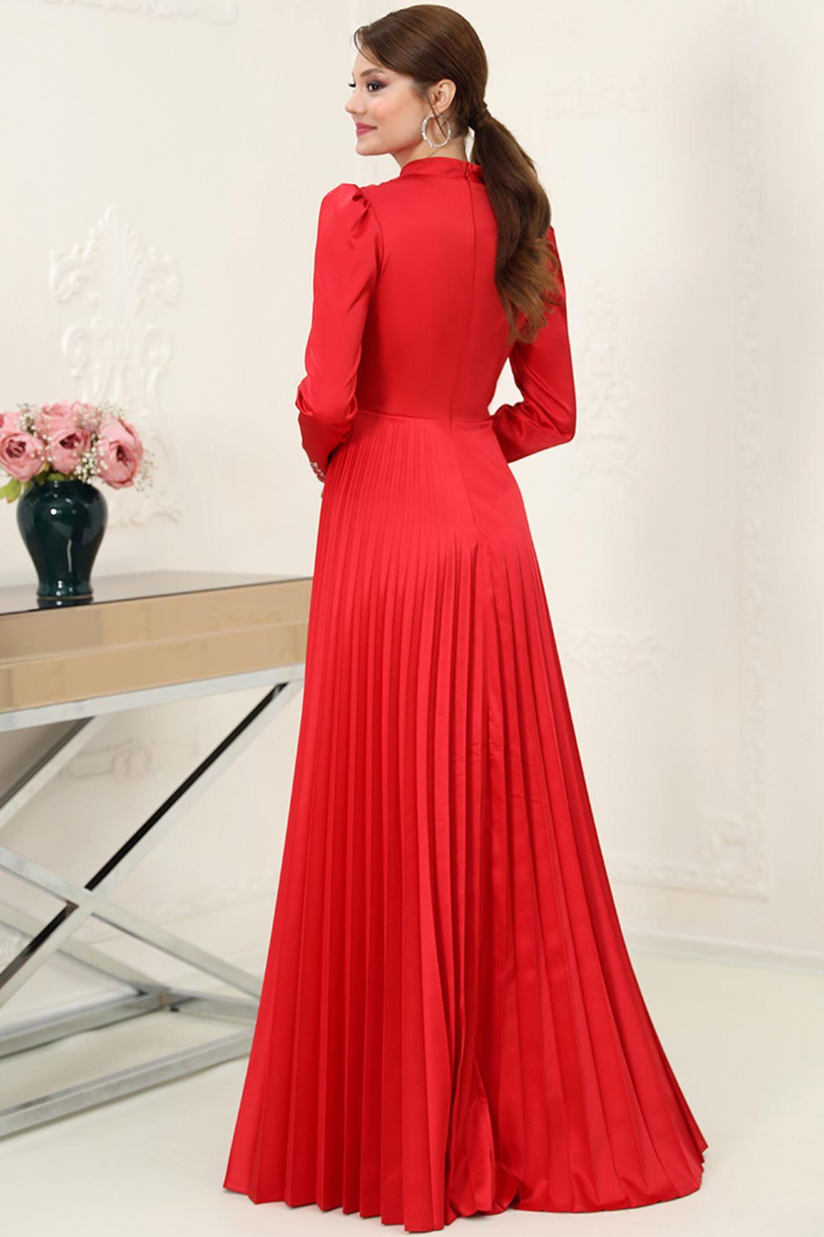 Orkide Abiye Kırmızı SN72SN72-KIRMIZISefanisa