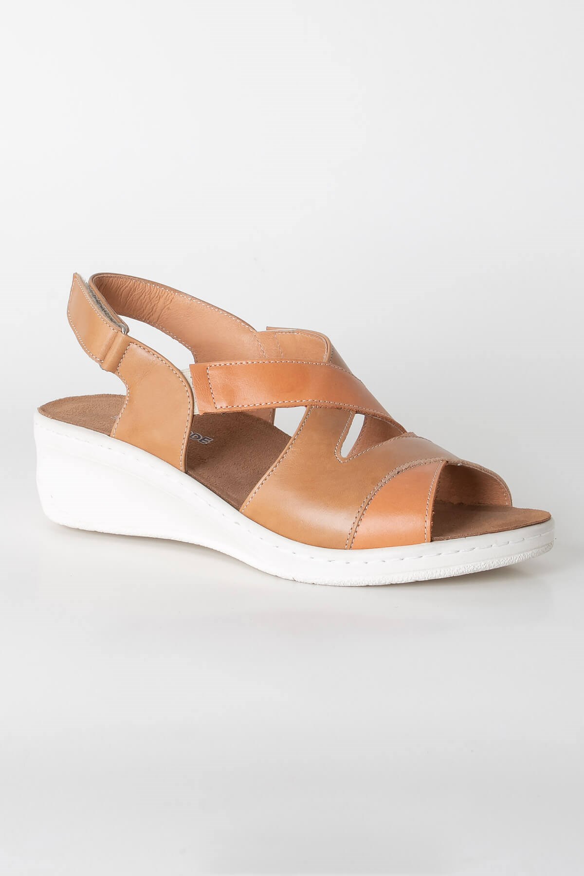 Hakiki  Deri  Anatomik  Sandalet Taba  ZND1365802ZND1365802-TABASoftMode
