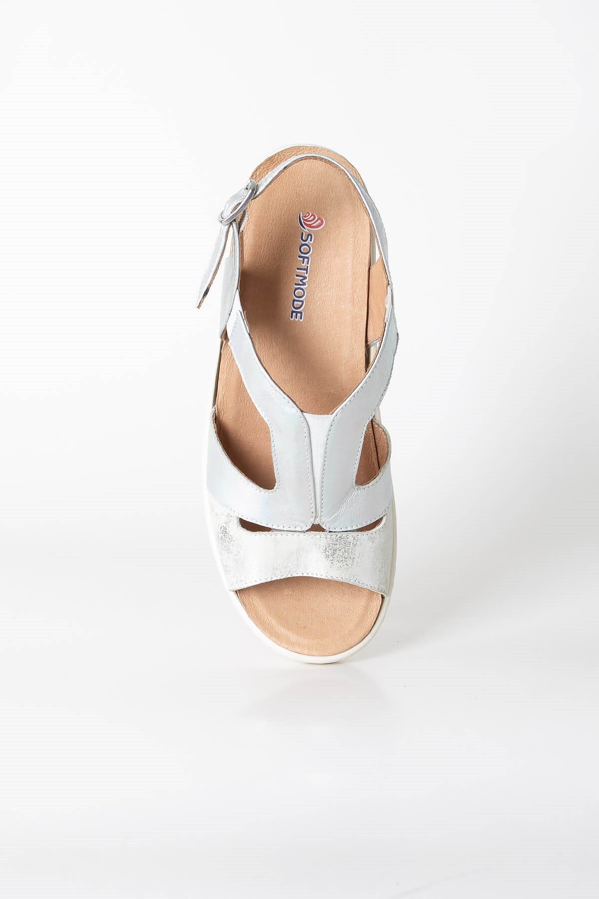 Hakiki  Deri  Anatomik  Sandalet Gümüş  ZND1365803ZND1365803-GÜMÜŞSoftMode