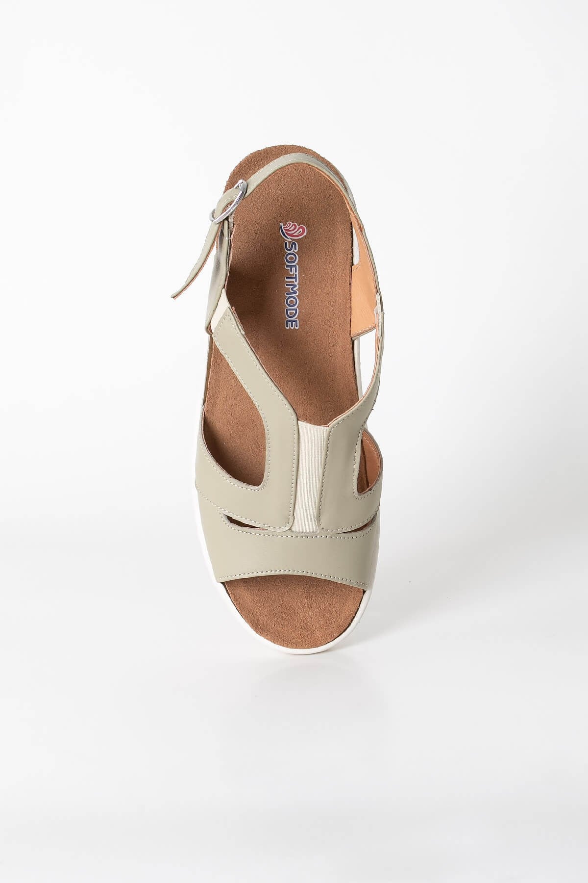 Genuine Leather Anatomic Sandals Khaki ZND1365803ZND1365803-HAKİSoftMode