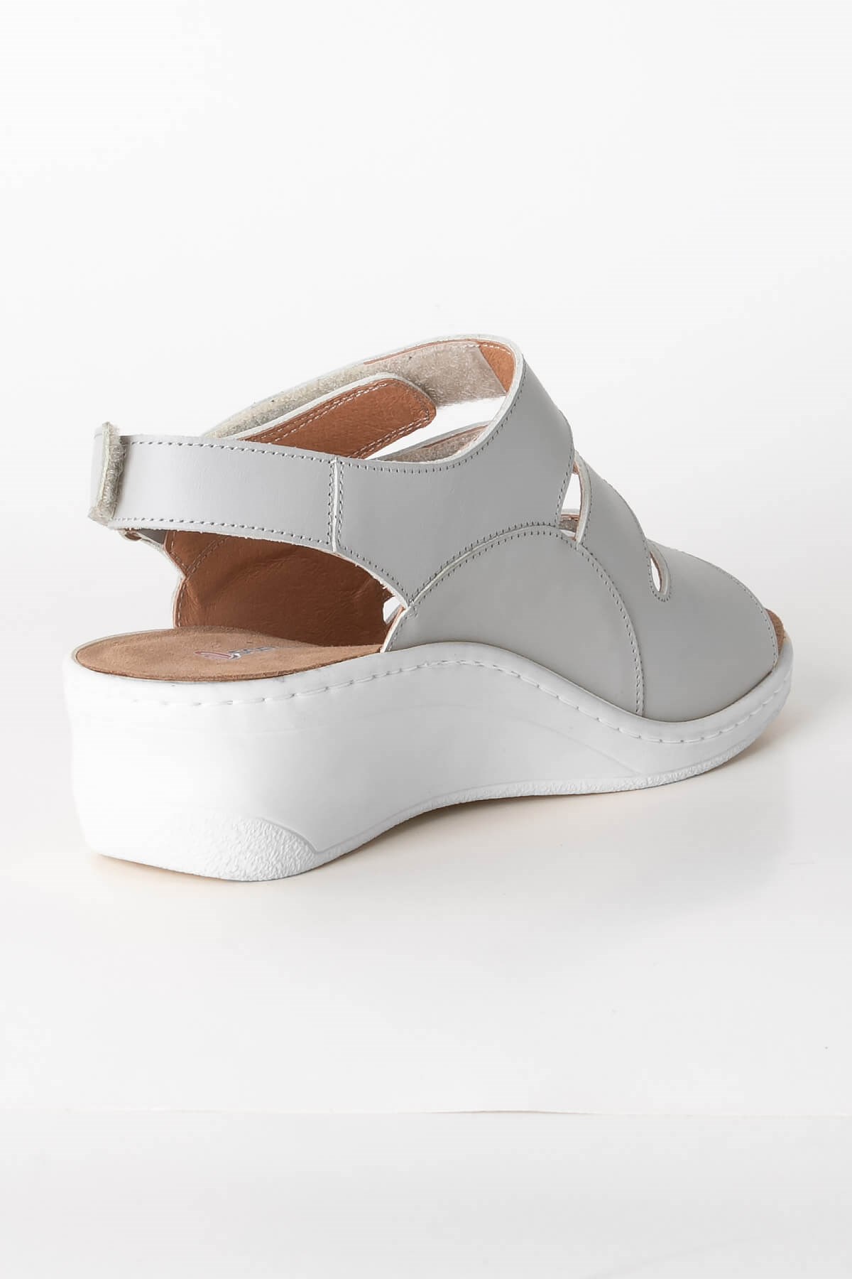 Genuine Leather Anatomic Sandals Grey ZND1365812ZND1365812-GRİSoftMode