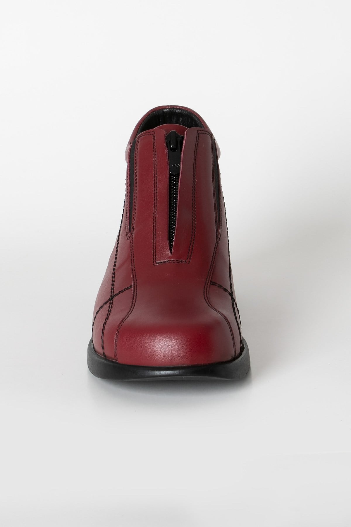 Genuine Leather Anatomical Boot Burgundy ZND803ZND803-BORDOSoftMode
