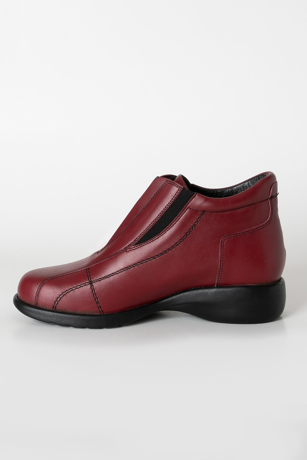 Genuine Leather Anatomical Boot Burgundy ZND803ZND803-BORDOSoftMode