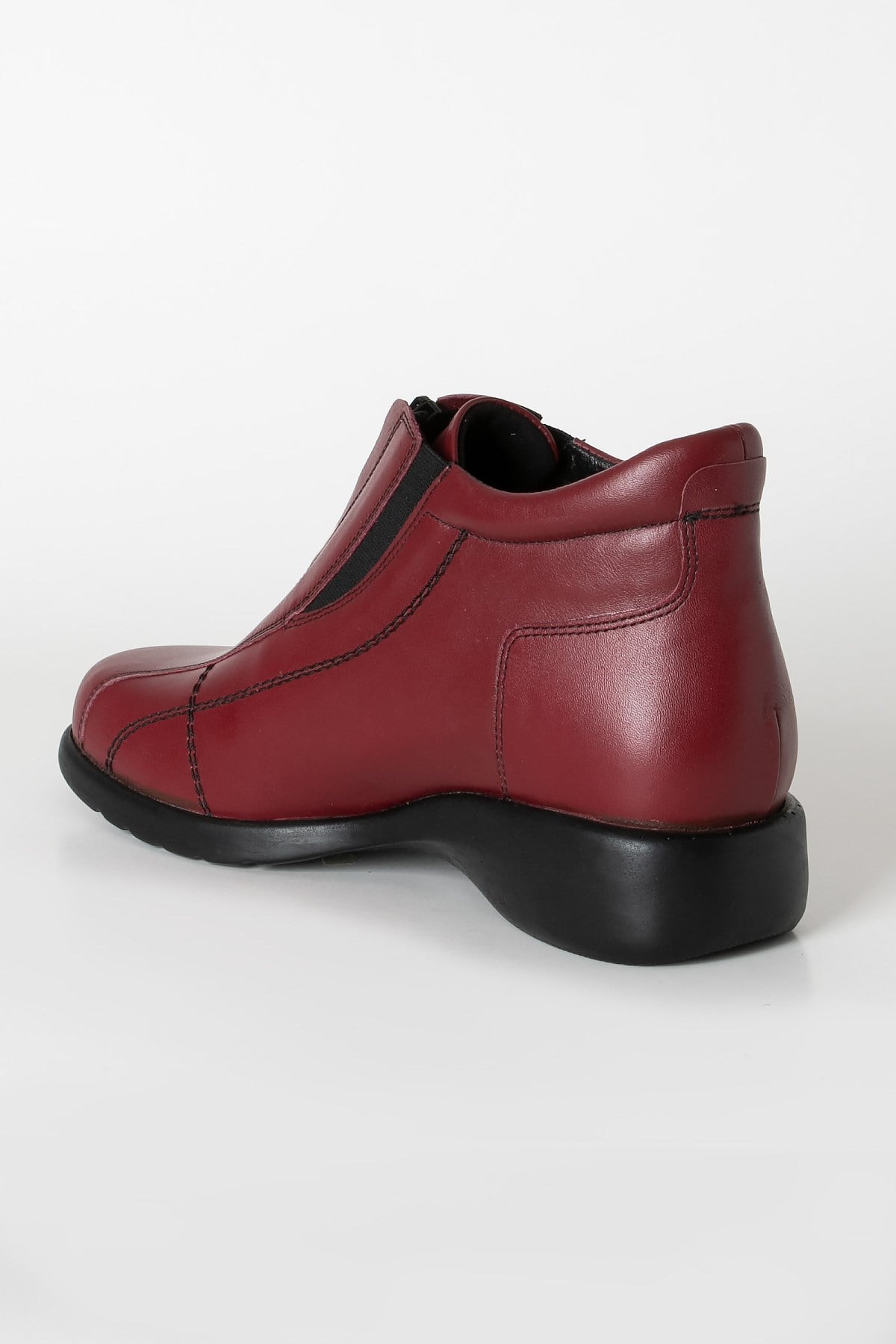 Genuine Leather Anatomical Boot Burgundy ZND803ZND803-BORDOSoftMode
