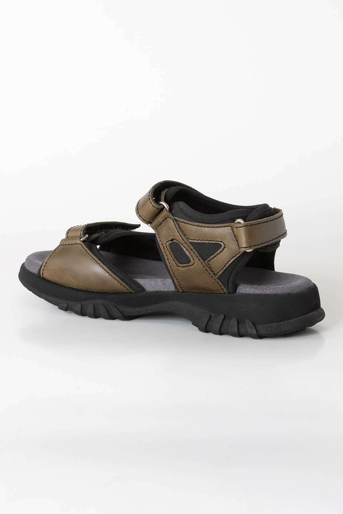 Genuine Leather Anatomic Sandals Khaki ZNDNK01ZNDNK01-HAKİSoftMode