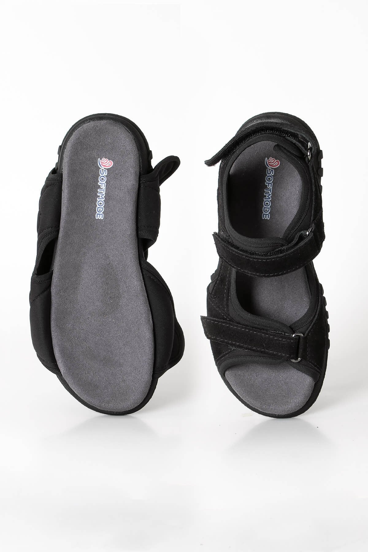 Hakiki  Deri  Anatomik  Sandalet Siyah  ZNDNK01ZNDNK01-SİYAHSoftMode