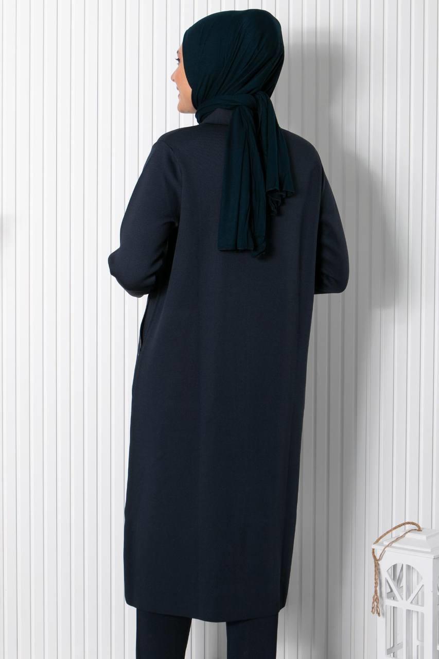 UZUN TRİKO HIRKA34033-LACİVERTFahima Elite