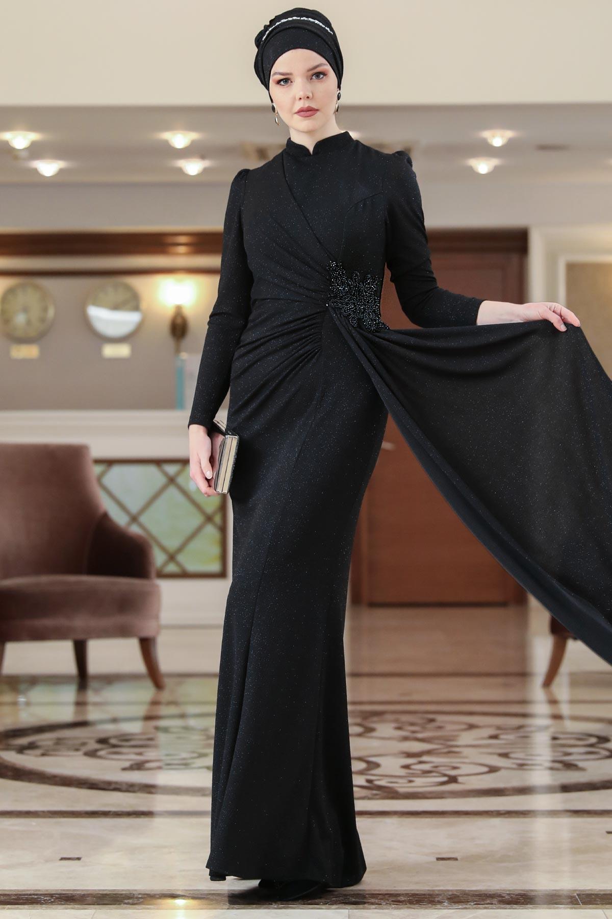BELKIZ ABİYEAHN226-SİYAHAhunisa
