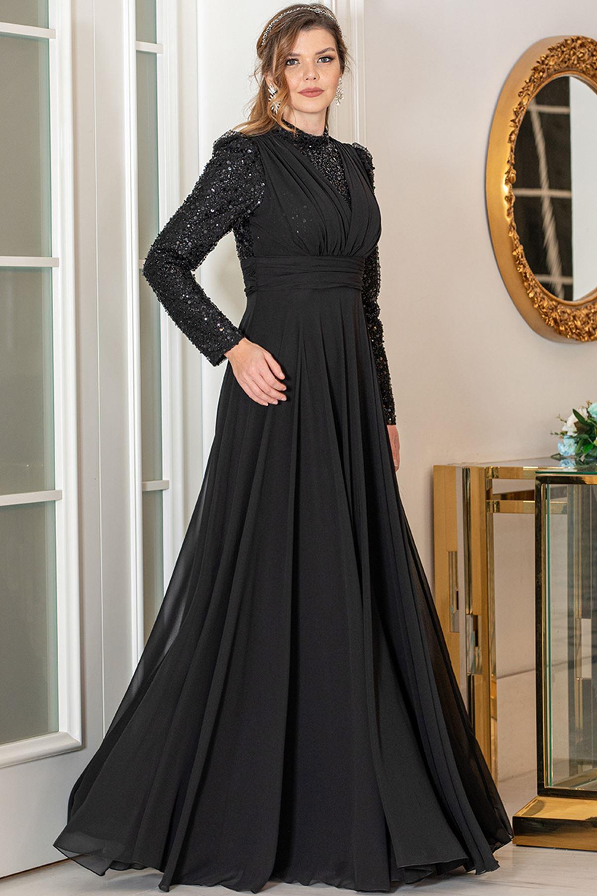 Ayra Abiye Siyah AHN248AHN248-SİYAHAhunisa