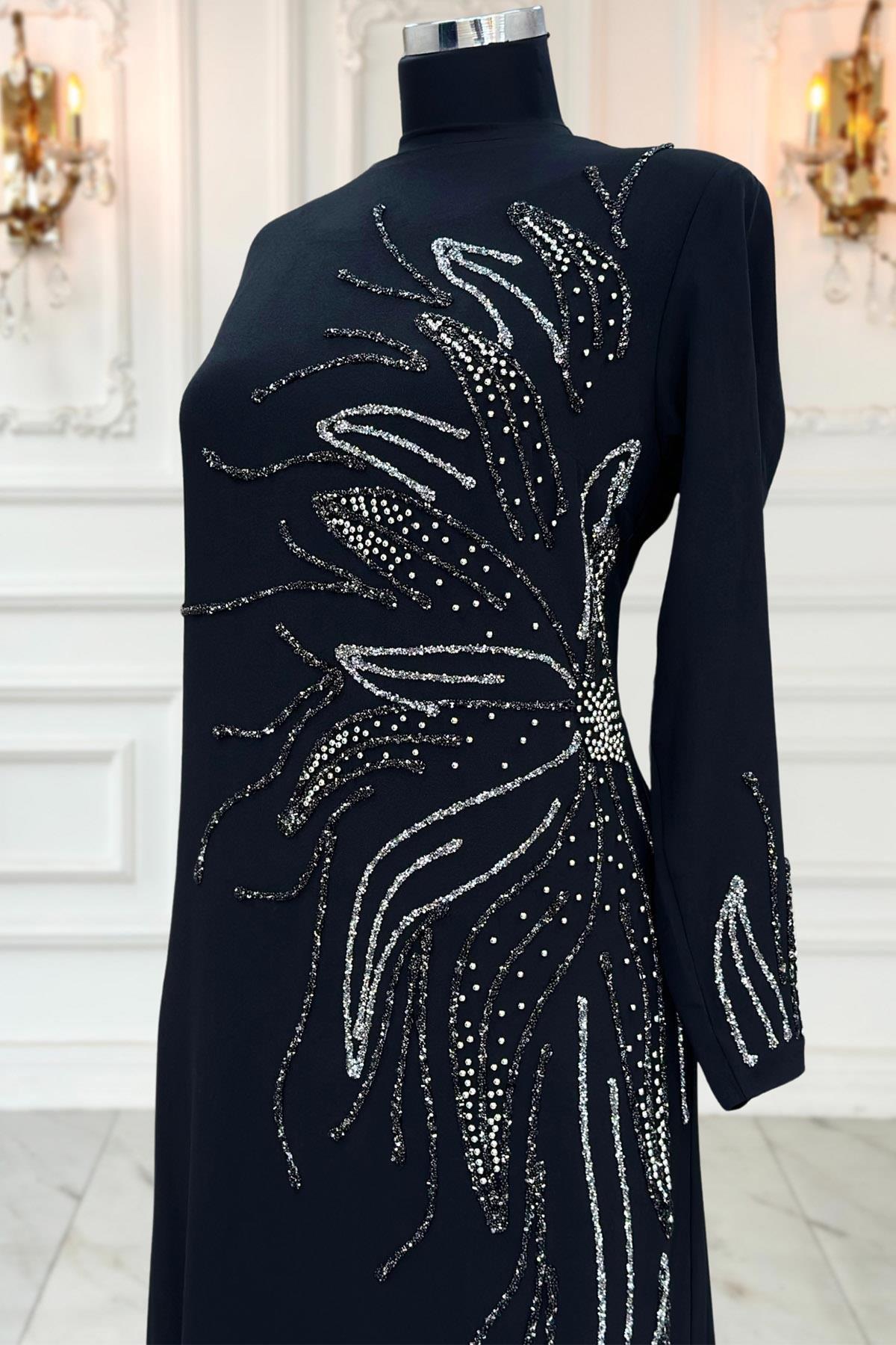 VERA TESETTÜR ABİYEAMH1030-SİYAHAmine Hüma