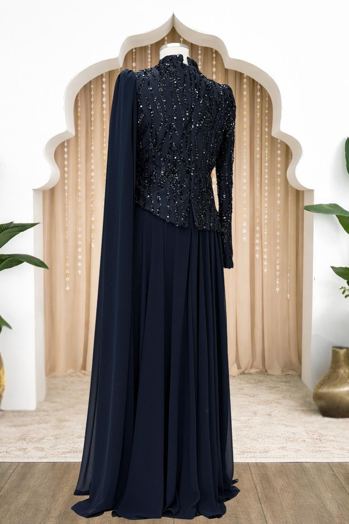 Tülin Abiye Elbise Siyah AMH1160AMH1160-SiyahAmine Hüma