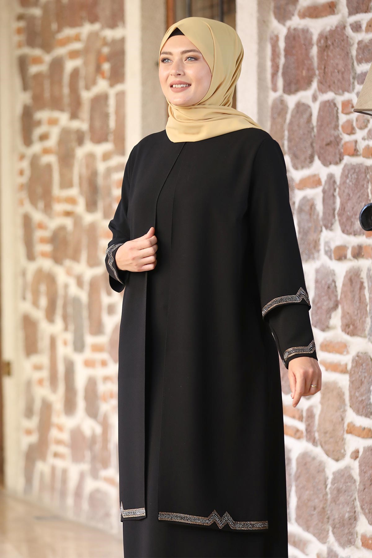 Buse Abiye Siyah AMH780AMH780-SİYAHAmine Hüma