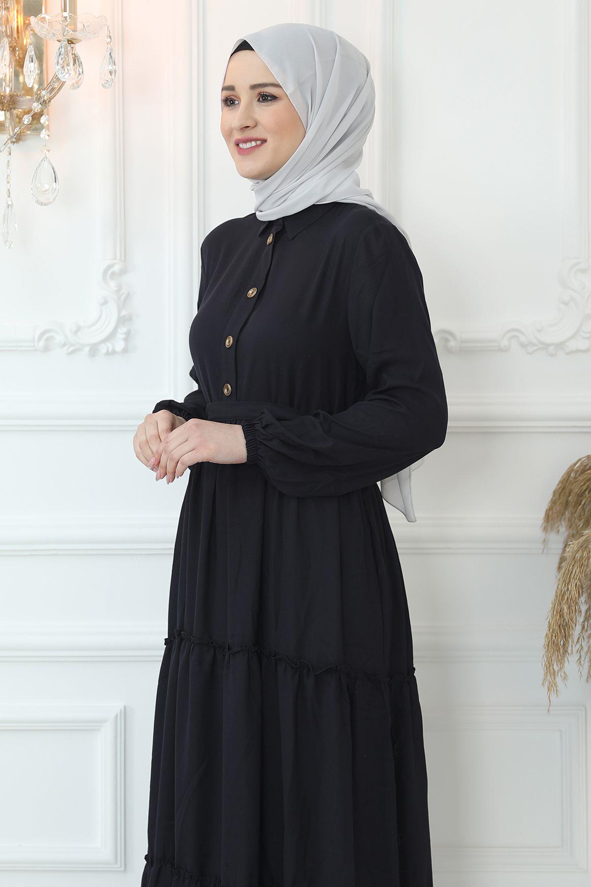 AHENK ABİYEAMH824-SİYAHAmine Hüma