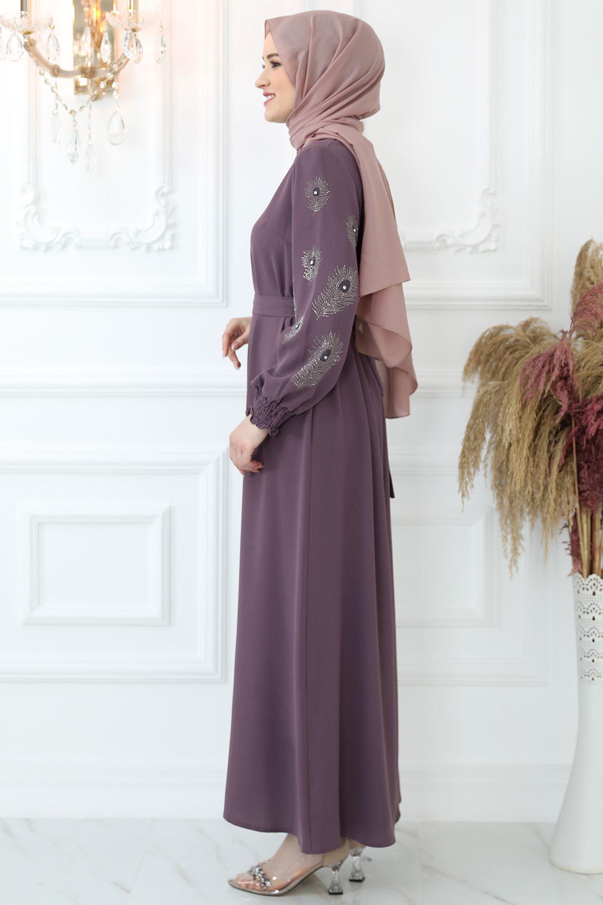 SAHRA ELBİSEAMH850-GÜL KURUSUAmine Hüma
