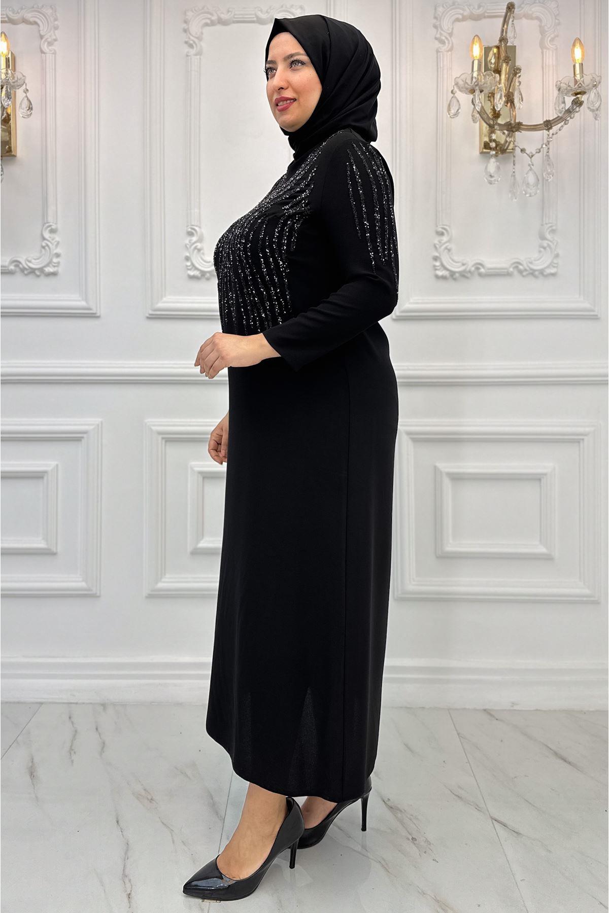 Cansel Abiye Siyah AMH964AMH964-SİYAHAmine Hüma