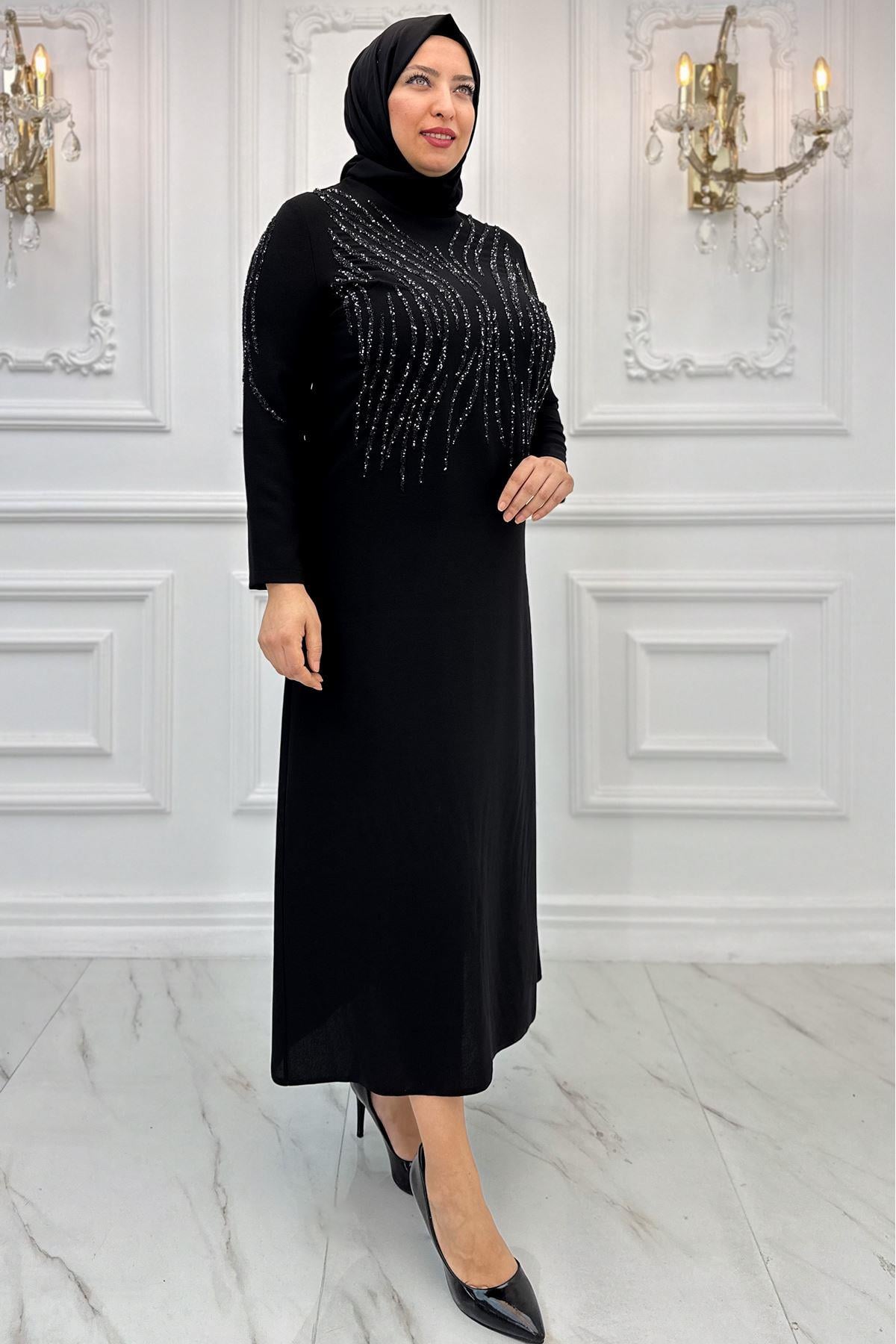 Cansel Abiye Siyah AMH964AMH964-SİYAHAmine Hüma