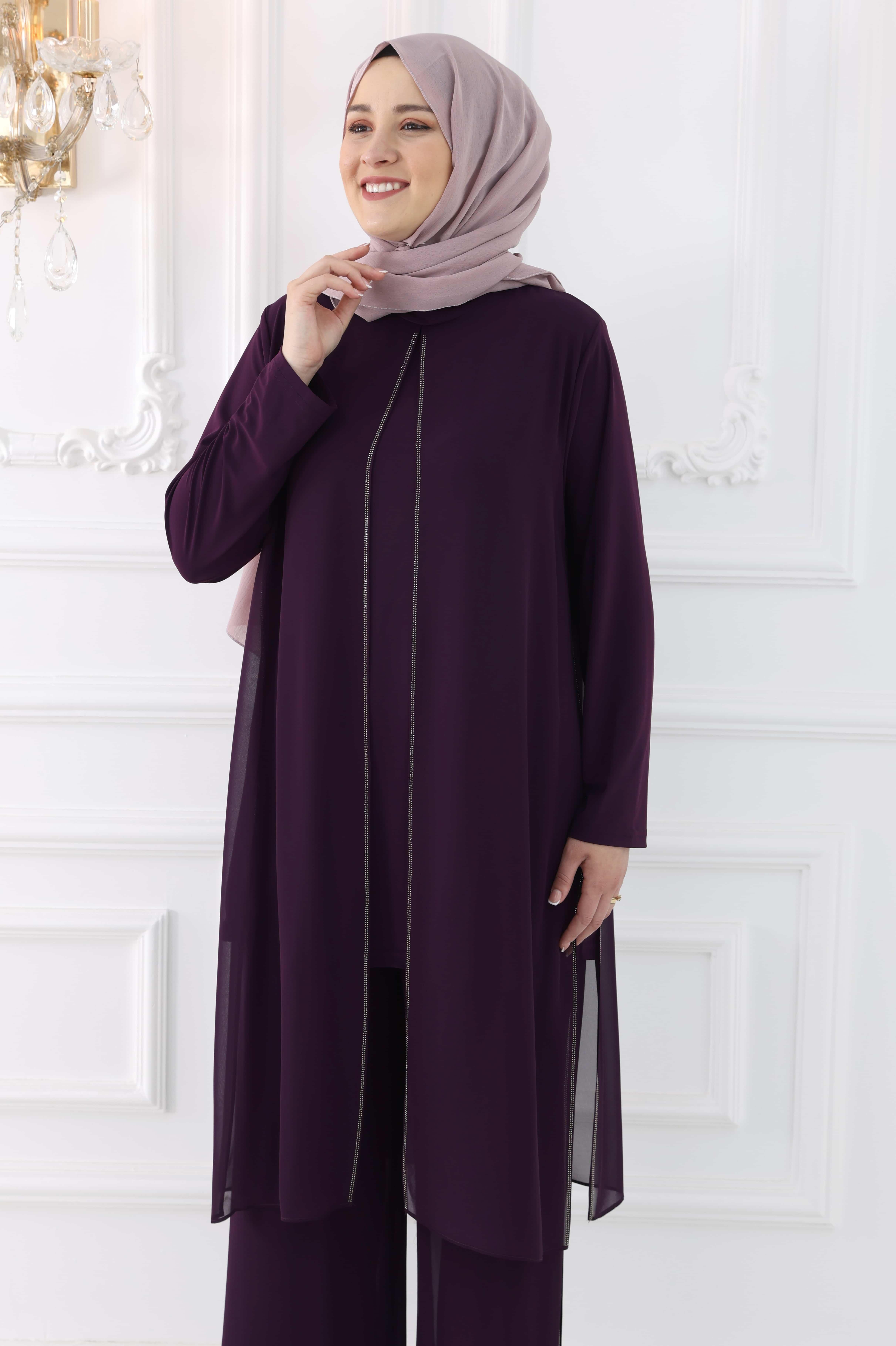 AYÇA İKİLİ ABİYE TAKIMAMH978-MÜRDÜMAmine Hüma