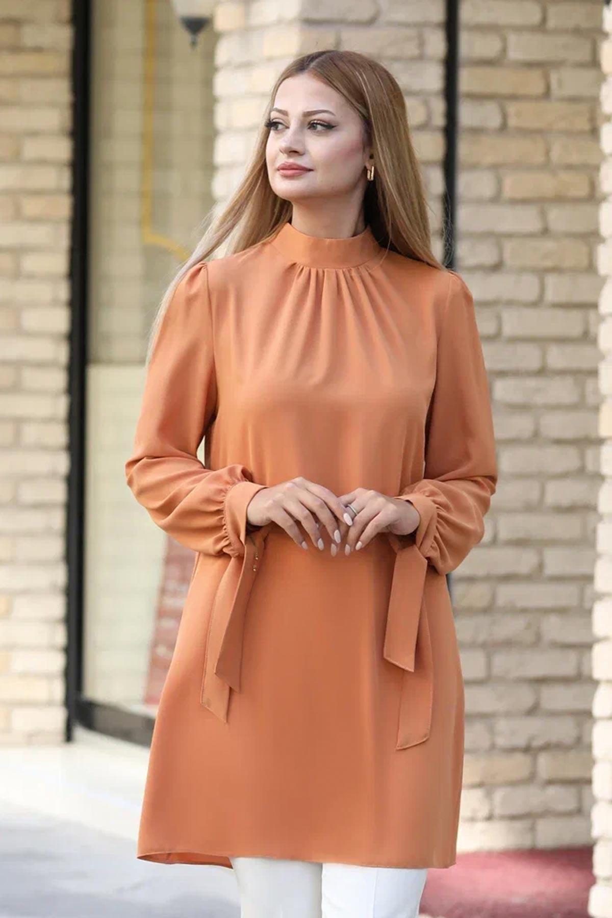 Esila Tunik Camel ANR32ANR32-CAMELAhunur Moda
