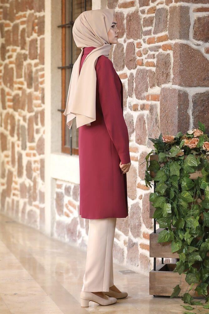 Eliz Takım Mürdüm ANR38ANR38-MÜRDÜMAhunur Moda