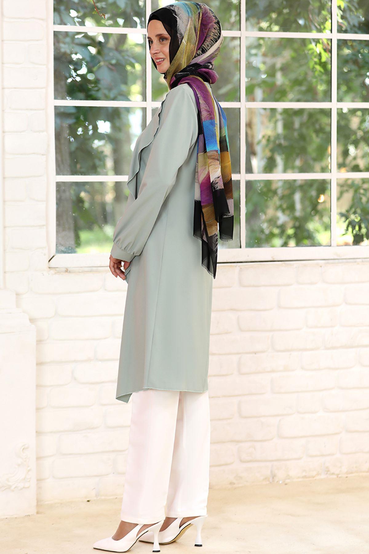 FIRFIR DETAYLI TUNİKELB36-MİNTElben