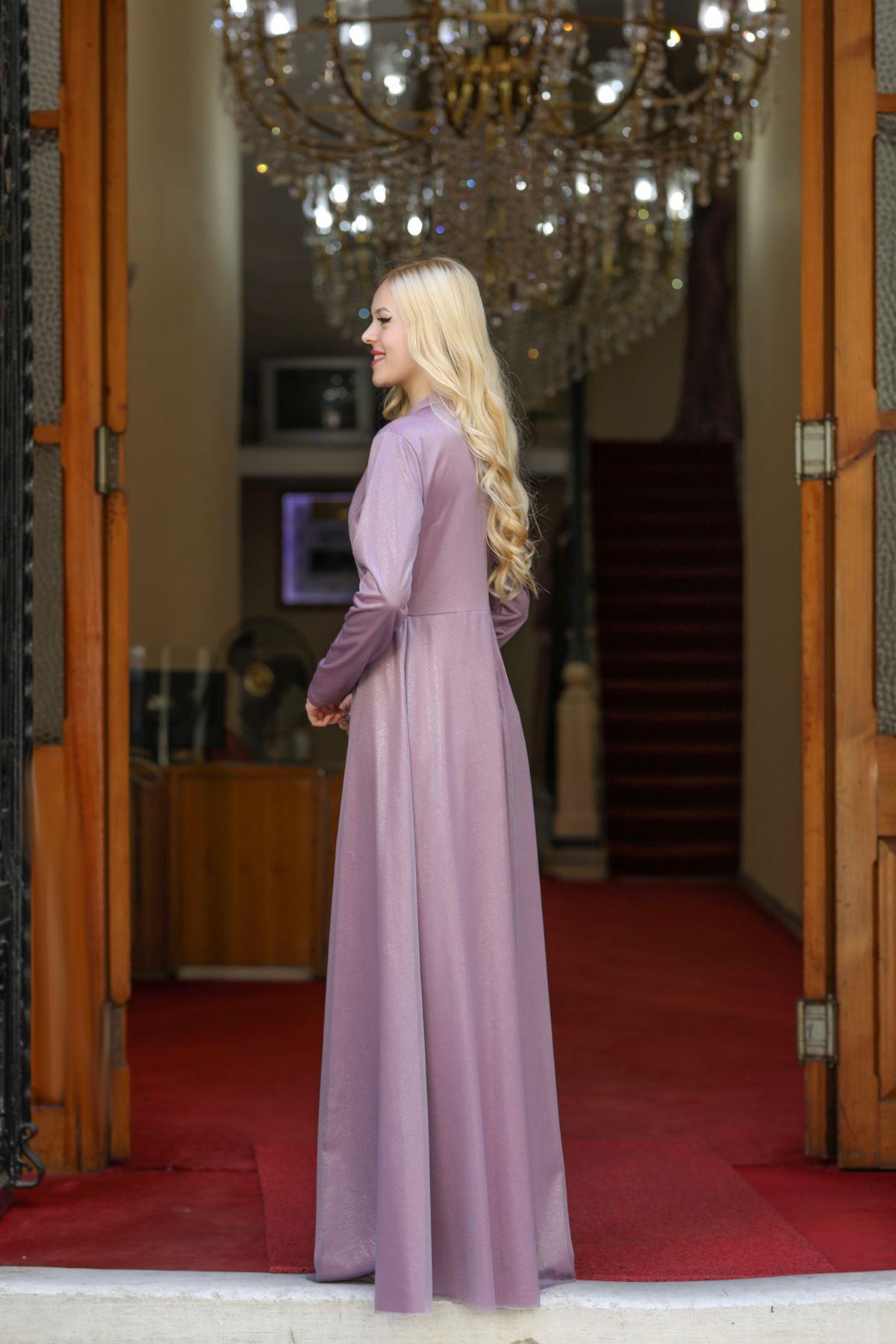 BERFİN ABİYE ELBİSEESM02-LİLAEsmaca
