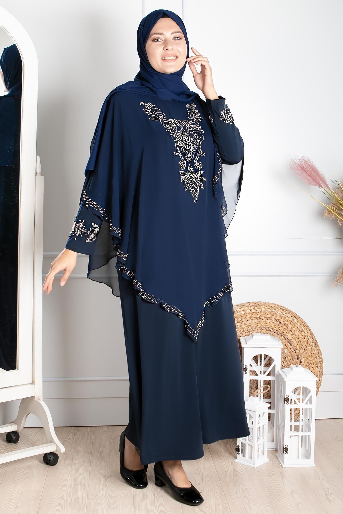 GÜLBİN ABİYEFHM642-LACİVERTFahima